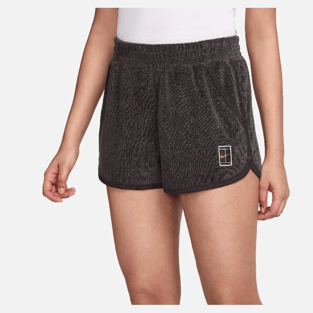 Women`s Court Heritage Mid-Rise French Terry Tennis Shorts