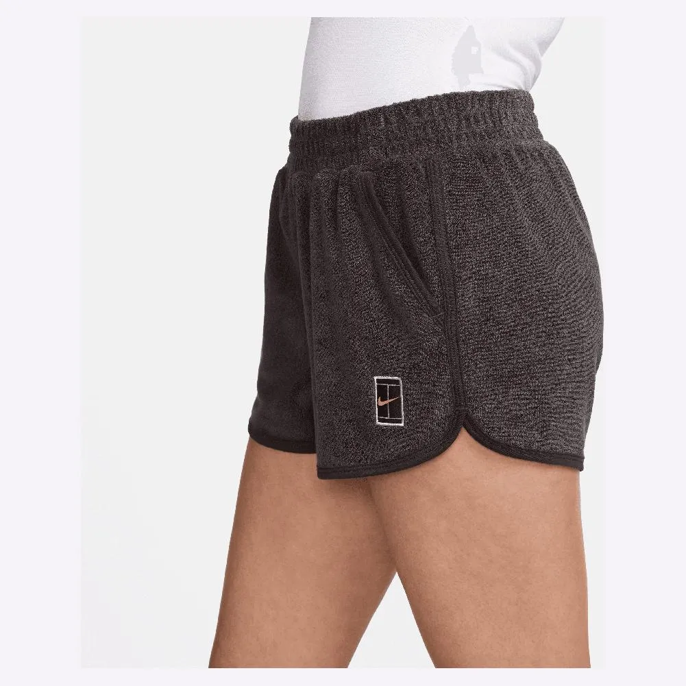 Women`s Court Heritage Mid-Rise French Terry Tennis Shorts